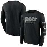 Brooklyn Nets Baseline Long Sleeve T-Shirt New