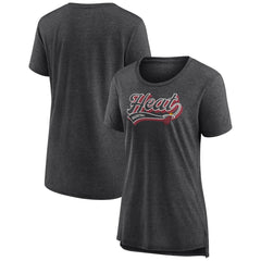 Miami Heat Women's League Leader Tri-Blend T-Shirt For Sale