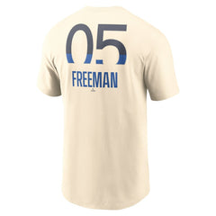 Freddie Freeman Los Angeles Dodgers Nike 2024 City Connect Fuse Name & Number T-Shirt | MLB On Sale