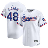 Jacob deGrom Texas Rangers Nike Home Limited Player Jersey | MLB On Sale