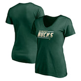 Milwaukee Bucks Women's Mascot In Bounds V-Neck T-Shirt Online