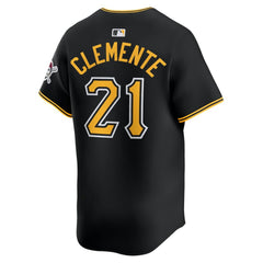 Roberto Clemente Pittsburgh Pirates Alternate Limited Jersey - Black