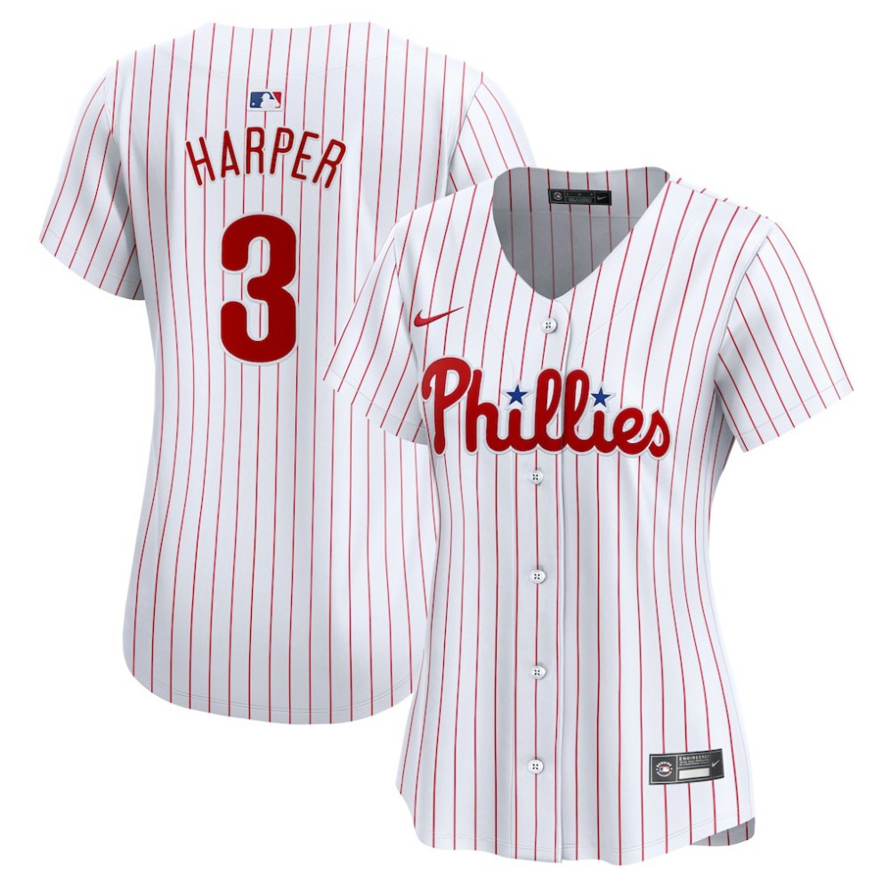 Bryce Harper Philadelphia Phillies Nike Women's Home Limited Player Jersey | MLB Discount