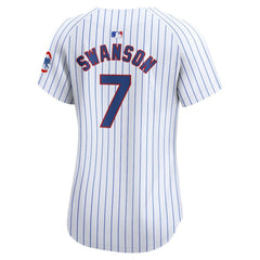 Dansby Swanson Chicago Cubs Nike Women's Home Limited Player Jersey | MLB New