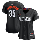 Adley Rutschman Baltimore Orioles Women's City Connect Limited Player Jersey - Black