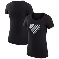 Chicago White Sox G-III 4Her by Carl Banks Women's Super-Slim Fit Lightweight Heart Graphic T-Shirt | MLB US