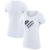 Chicago White Sox G-III 4Her by Carl Banks Women's Super-Slim Fit Lightweight Heart Graphic T-Shirt | MLB Discount