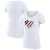Detroit Tigers G-III 4Her by Carl Banks Women's Super-Slim Fit Lightweight Heart Graphic T-Shirt | MLB Sale