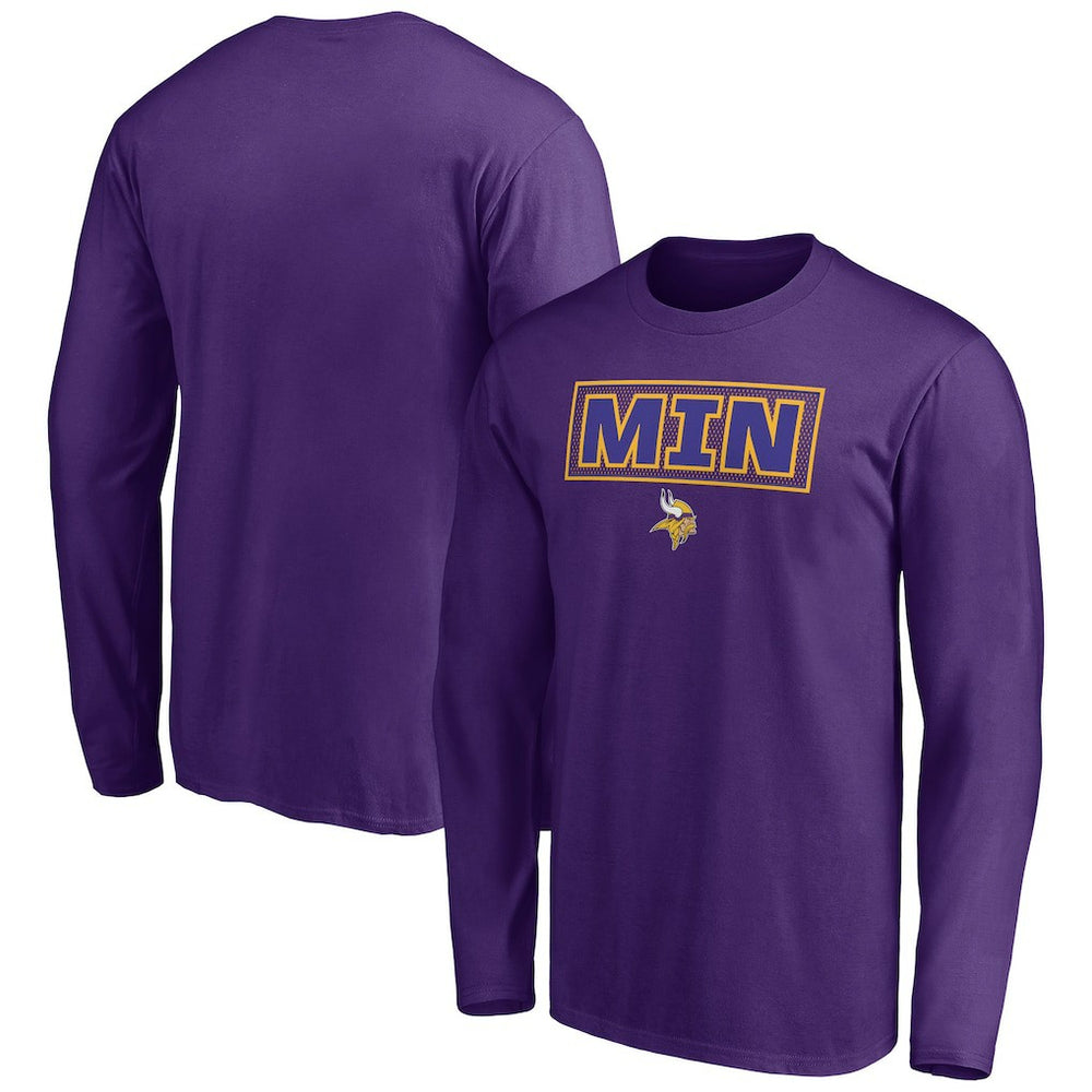 Minnesota Vikings Squad Throwbacks Long Sleeve T-Shirt