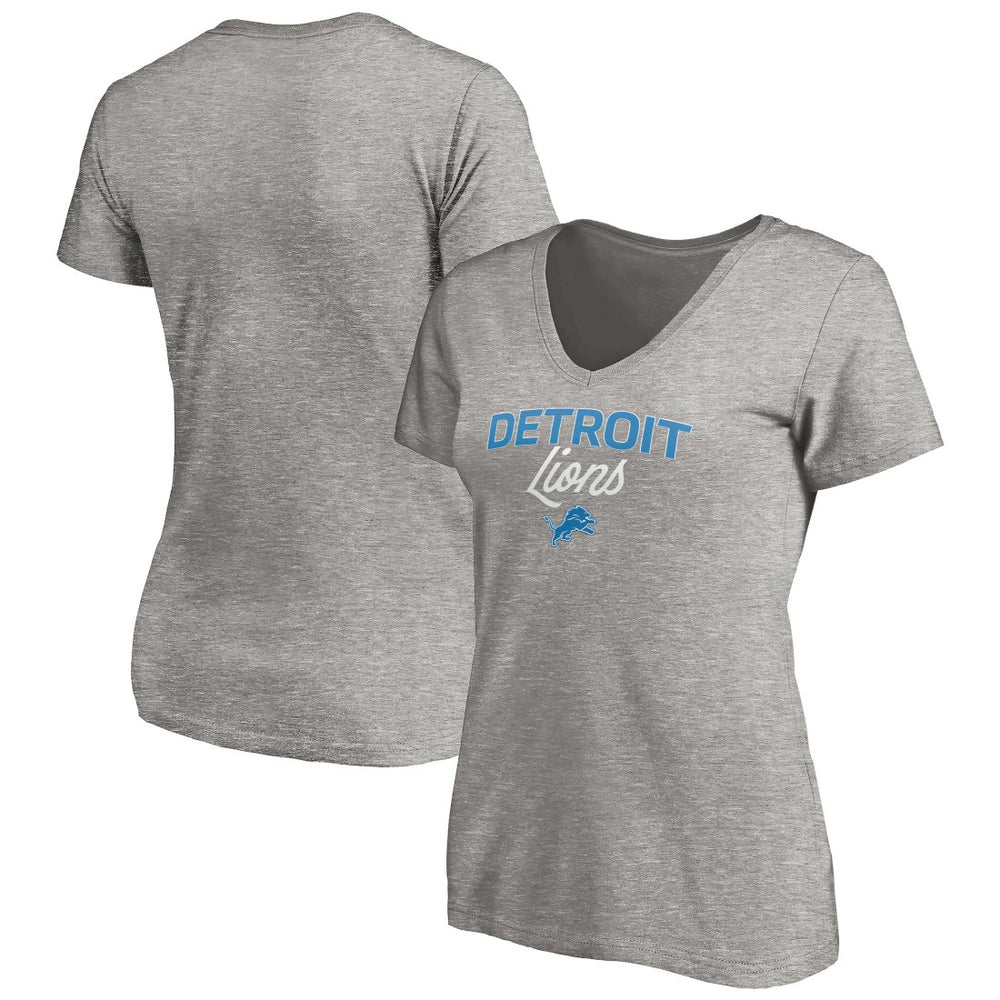 Detroit Lions Women's Depth Chart V-Neck T-Shirt