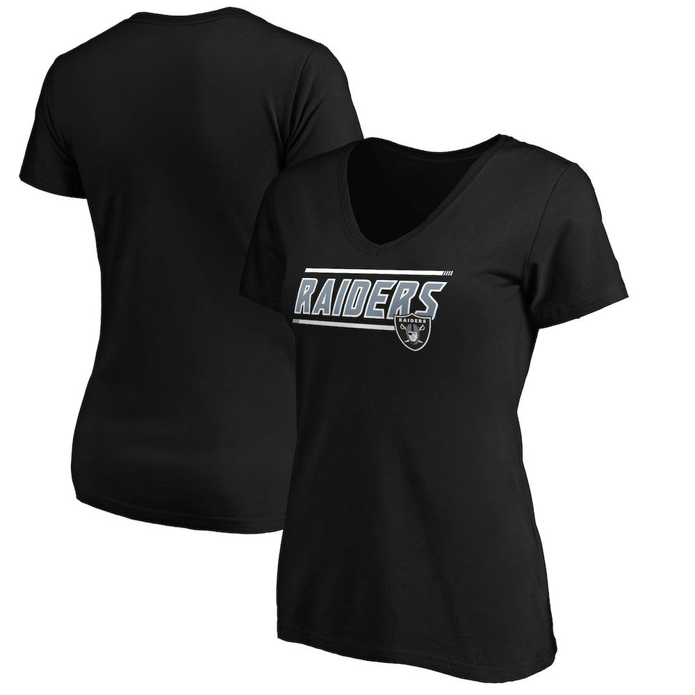 Las Vegas Raiders Women's Mascot In Bounds V-Neck T-Shirt
