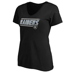 Las Vegas Raiders Women's Mascot In Bounds V-Neck T-Shirt