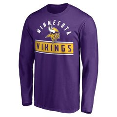 Minnesota Vikings Team Arch Knockout Long Sleeve T-Shirt