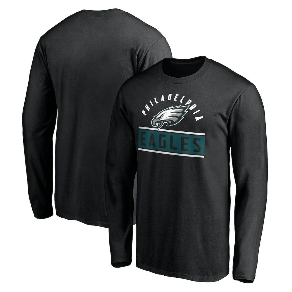 Philadelphia Eagles Team Arch Knockout Long Sleeve T-Shirt