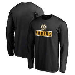 Boston Bruins Team Arch Knockout Long Sleeve T-Shirt Sale