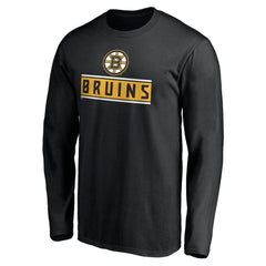 Boston Bruins Team Arch Knockout Long Sleeve T-Shirt Sale