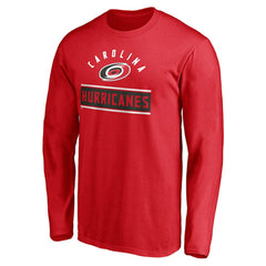 Carolina Hurricanes Team Arch Knockout Long Sleeve T-Shirt Sale