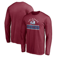 Colorado Avalanche Team Arch Knockout Long Sleeve T-Shirt Outlet
