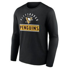 Pittsburgh Penguins Team Arch Knockout Long Sleeve T-Shirt Outlet