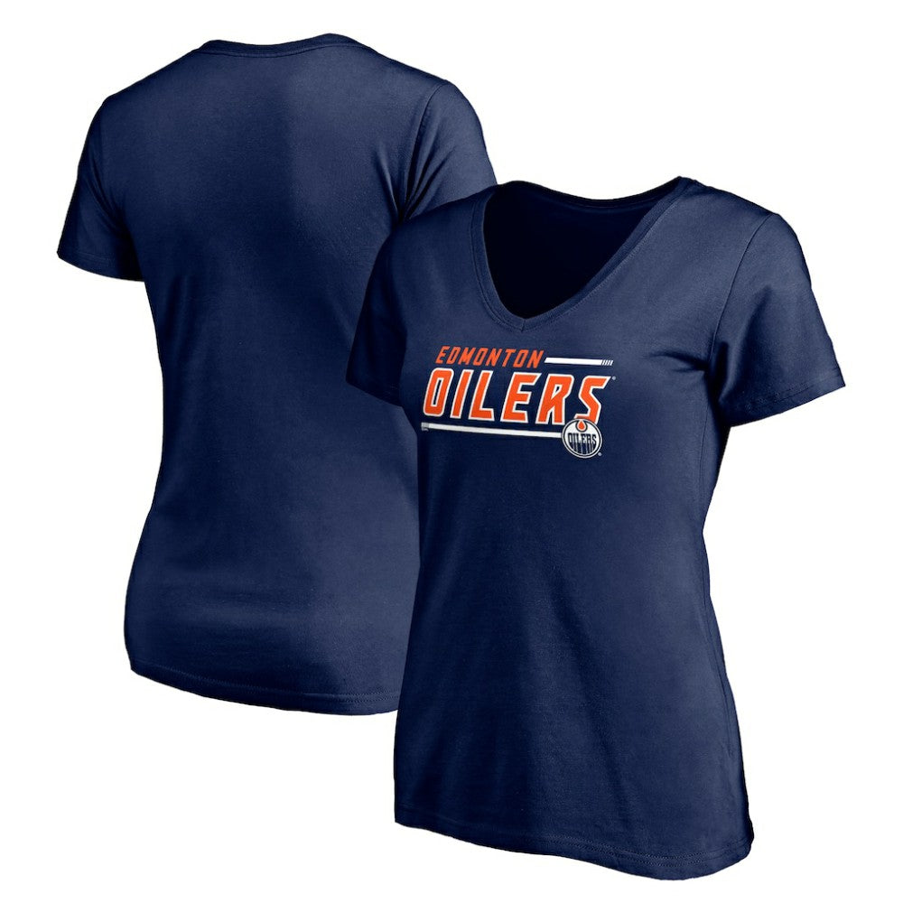 Edmonton Oilers Women's Mascot In Bounds V-Neck T-Shirt Online