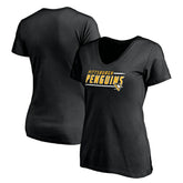 Pittsburgh Penguins Women's Mascot In Bounds V-Neck T-Shirt For Sale
