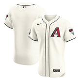 Arizona Diamondbacks Home Elite Patch Jersey - White