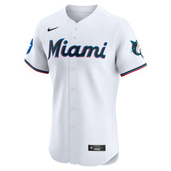 Miami Marlins Nike Home Elite Patch Jersey | MLB Discount