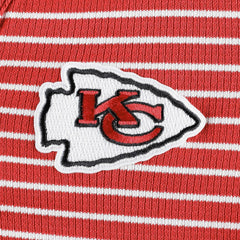 Kansas City Chiefs Antigua Women's Maverick Waffle Henley Long Sleeve T-Shirt