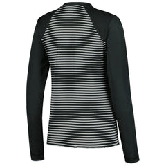 Pittsburgh Steelers Antigua Women's Maverick Waffle Henley Long Sleeve T-Shirt