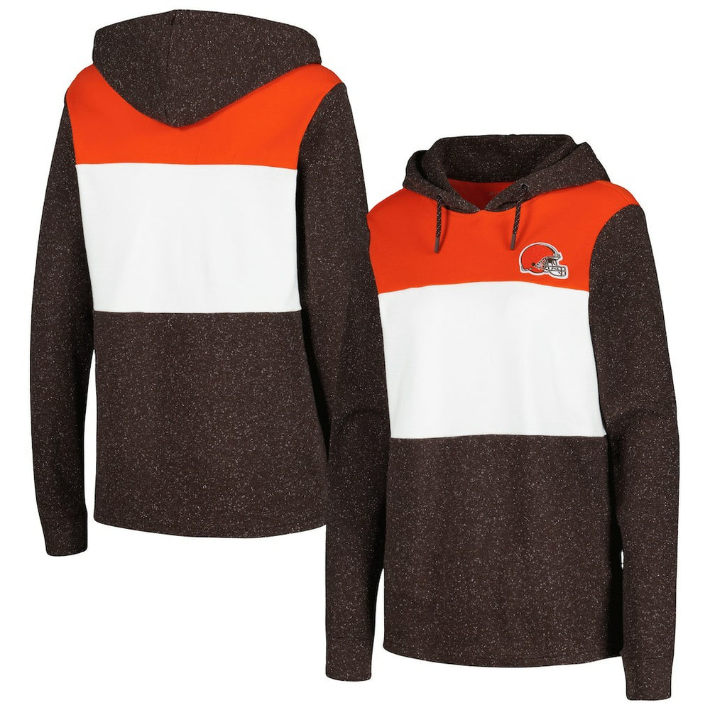 Cleveland Browns Antigua Women's Wicket Pullover Hoodie