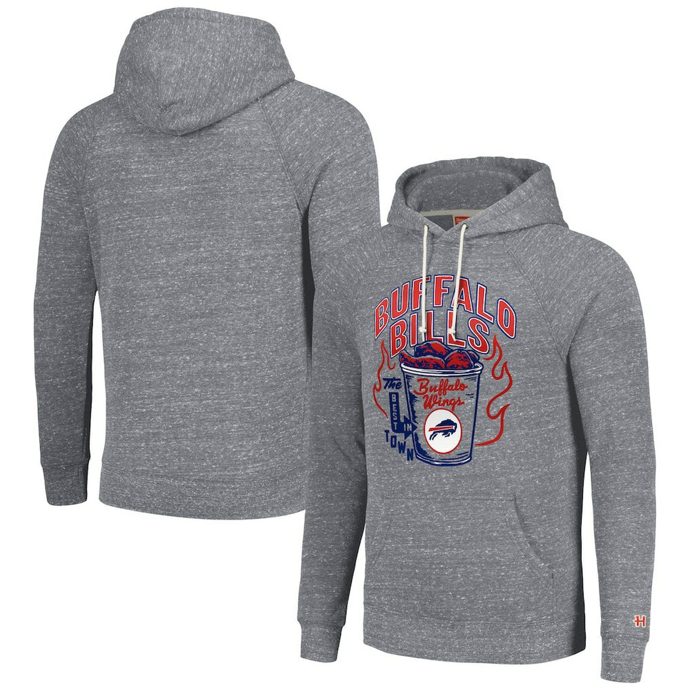 Buffalo Bills Homage Unisex NFL x Guy Fieri’s Flavortown Tri-Blend Pullover Hoodie