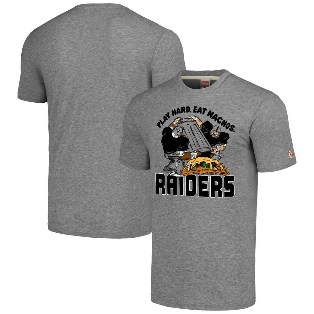 Las Vegas Raiders Homage Unisex NFL x Guy Fieri’s Flavortown Tri-Blend T-Shirt