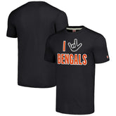 Cincinnati Bengals Homage Unisex The NFL ASL Collection by Love Sign Tri-Blend T-Shirt