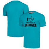 Jacksonville Jaguars Homage Unisex The NFL ASL Collection by Love Sign Tri-Blend T-Shirt