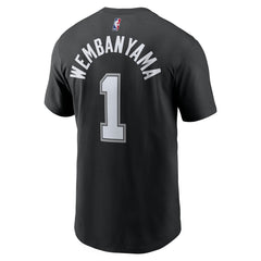 Victor Wembanyama San Antonio Spurs Icon 2022/23 Name & Number T-Shirt New