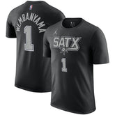 Victor Wembanyama San Antonio Spurs Jordan Brand 2022/23 Statement Edition Name & Number T-Shirt Discount