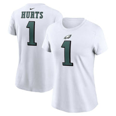 Philadelphia Eagles Nike Jalen Hurts Women's Player Name & Number T-Shirt
