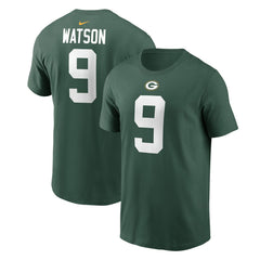 Green Bay Packers Nike Christian Watson Player Name & Number T-Shirt