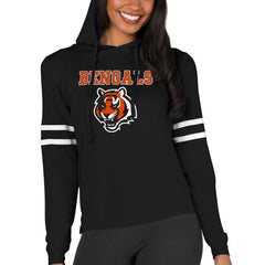Cincinnati Bengals Concepts Sport Women's Marathon Lightweight Lounge Pullover Hoodie