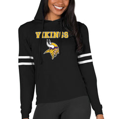Minnesota Vikings Concepts Sport Women's Marathon Lightweight Lounge Pullover Hoodie