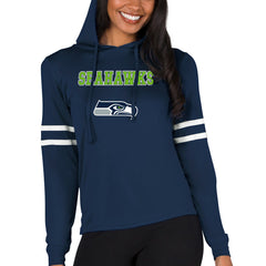 Seattle Seahawks Concepts Sport Women's Marathon Lightweight Lounge Pullover Hoodie