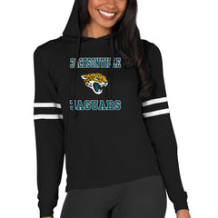 Jacksonville Jaguars Concepts Sport Women's Marathon Lightweight Lounge Pullover Hoodie