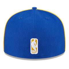 Golden State Warriors Piped & Flocked 59Fifty Fitted Hat Outlet