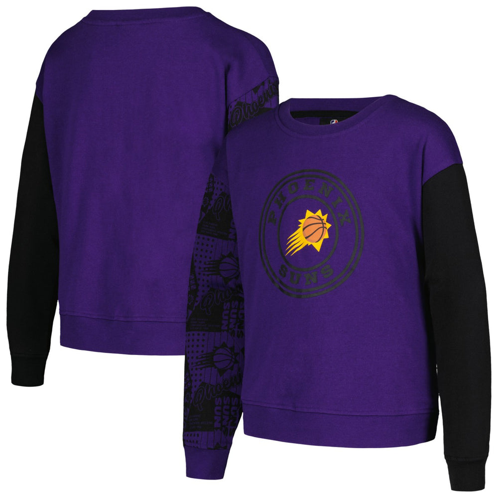 Phoenix Suns Girls Youth Trifecta Pullover Sweatshirt Discount