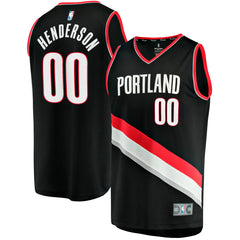 Scoot Henderson Portland Trail Blazers Fast Break Replica Jersey Online