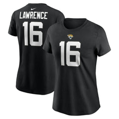 Jacksonville Jaguars Nike Trevor Lawrence Women's Player Name & Number T-Shirt