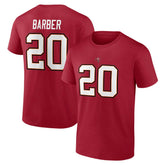 Tampa Bay Buccaneers Fanatics Ronde Barber Retired Player Icon Name & Number T-Shirt