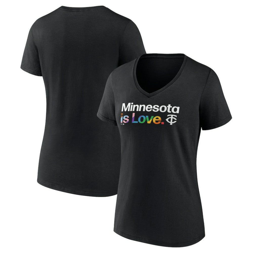 Minnesota Twins Women's City Pride V-Neck T-Shirt | MLB Sale