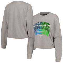 Milwaukee Bucks The Wild Collective Women's Band Cropped Long Sleeve T-Shirt Discount