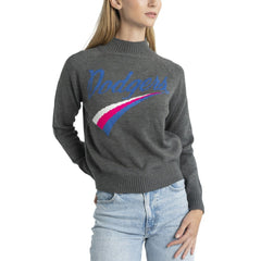Los Angeles Dodgers Lusso Women's Serena Raglan Pullover Sweater | MLB US